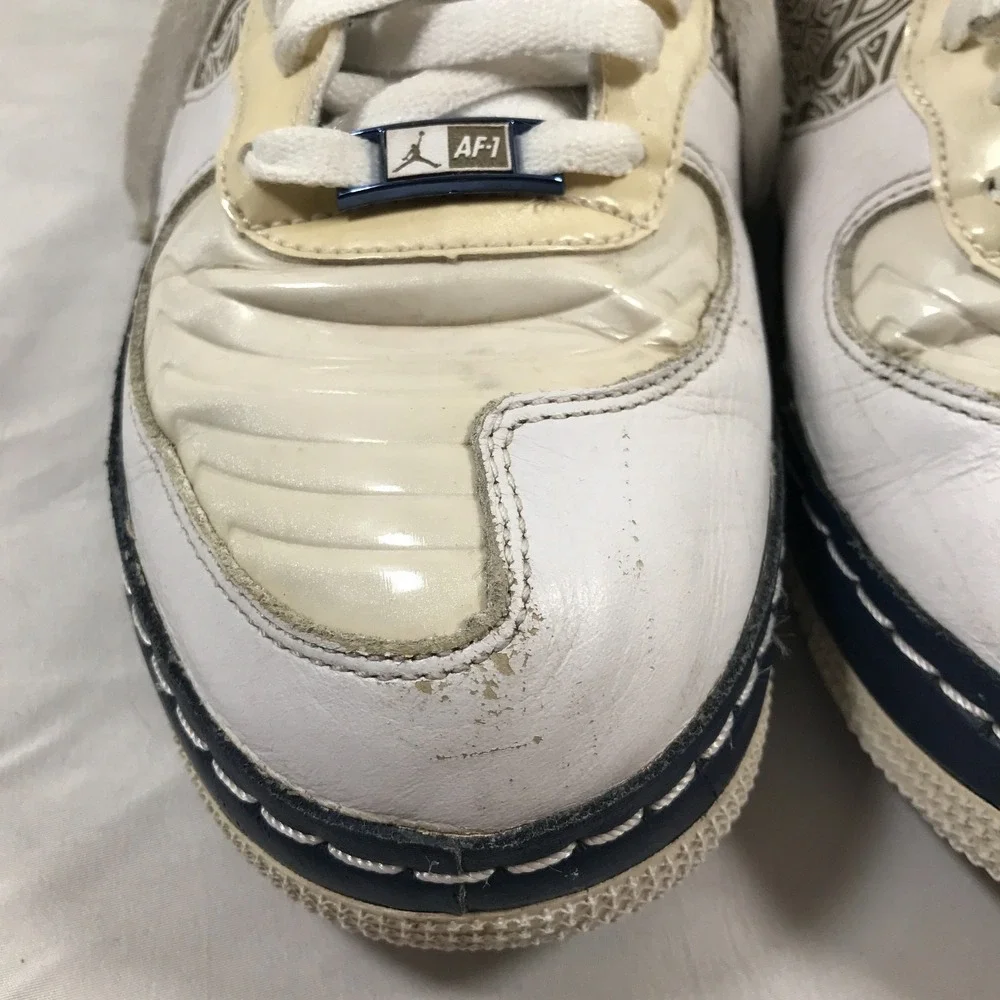 Nike Air Jordan AF-1 Fusion 20  White Lace Up Shoes 332122-103 Mens US 8 EU 41 - Picture 4 of 16